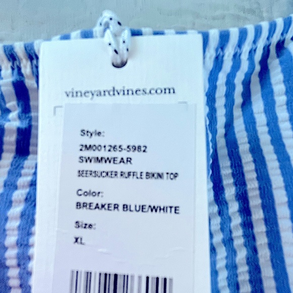 VINEYARD VINES | XLg | Seersucker & Ruffles! | NWT - Picture 11 of 12